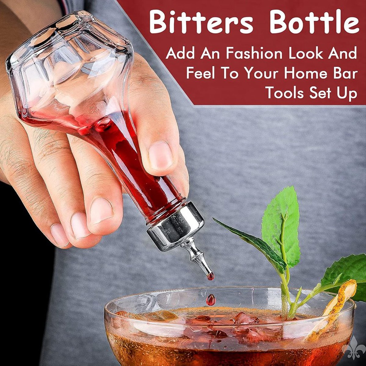 Bitters Bottle Set - A75K 6개입 비터스 병 세트(50ml/1.6oz 유리
