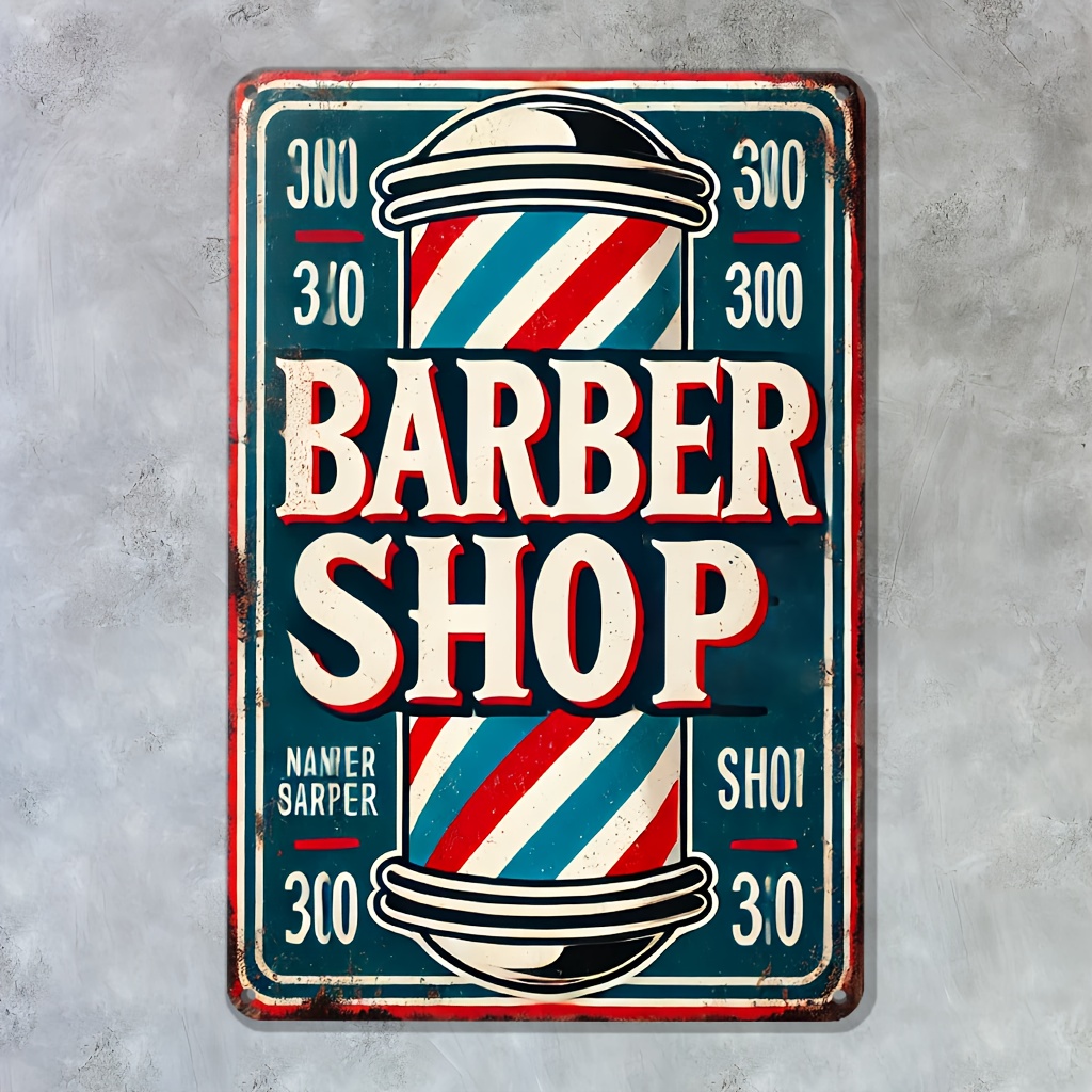 Home Barbershop - , 이발소 간판 금속 벽 장식