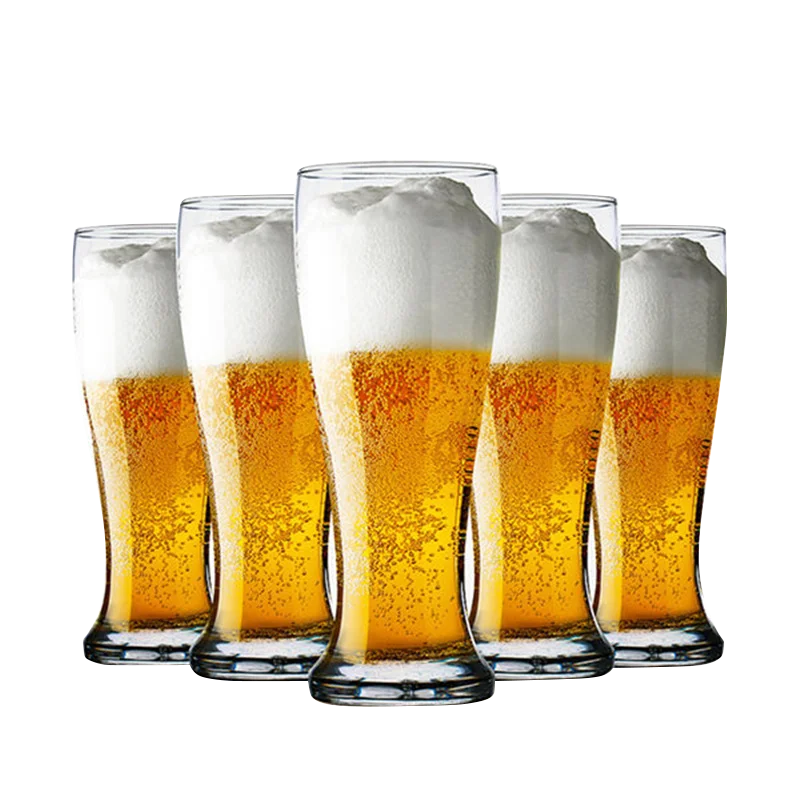 2PCS 밀맥주 컵 바이젠 글라스 개성있는 수제 맥주잔 - Home Bar Supplies 리뷰 및 가격