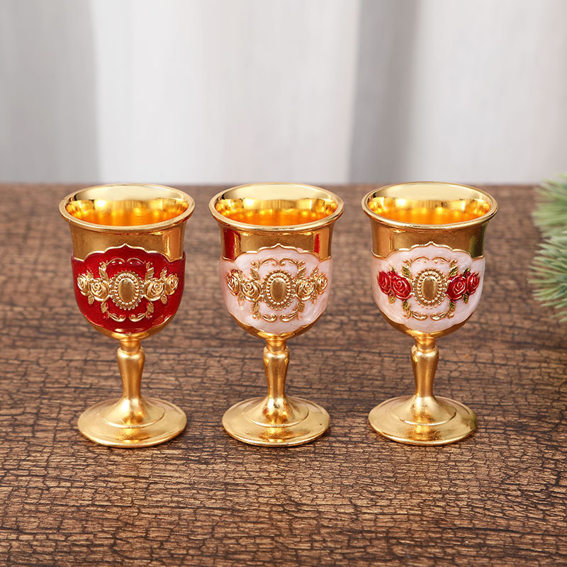 합금 작은 와인 유리 크리 에이 티브 유럽 금속 복고풍 - Old Fashioned Glass 리뷰 및 가격