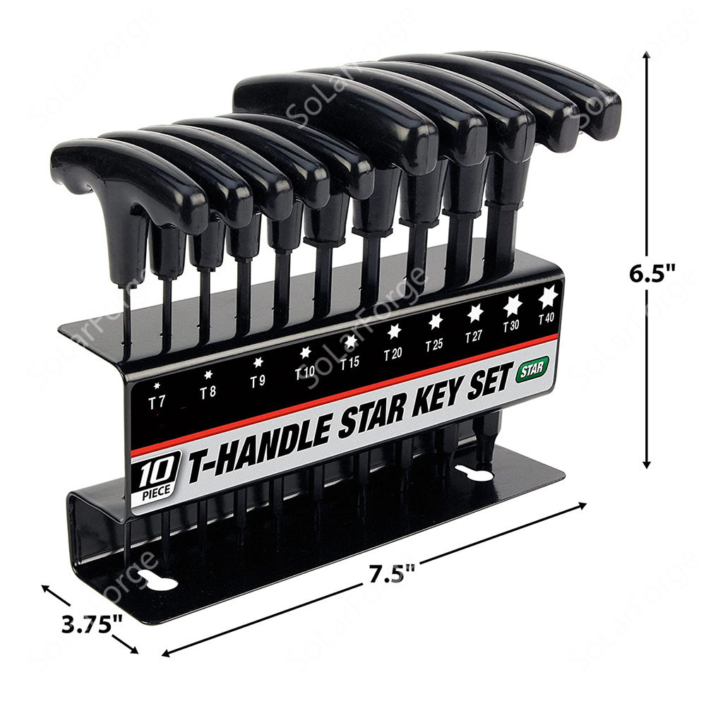 10개입 미터법 또는 인치 T-핸들 육각 키 알렌 렌치 - Home Bar Supplies 리뷰 및 가격