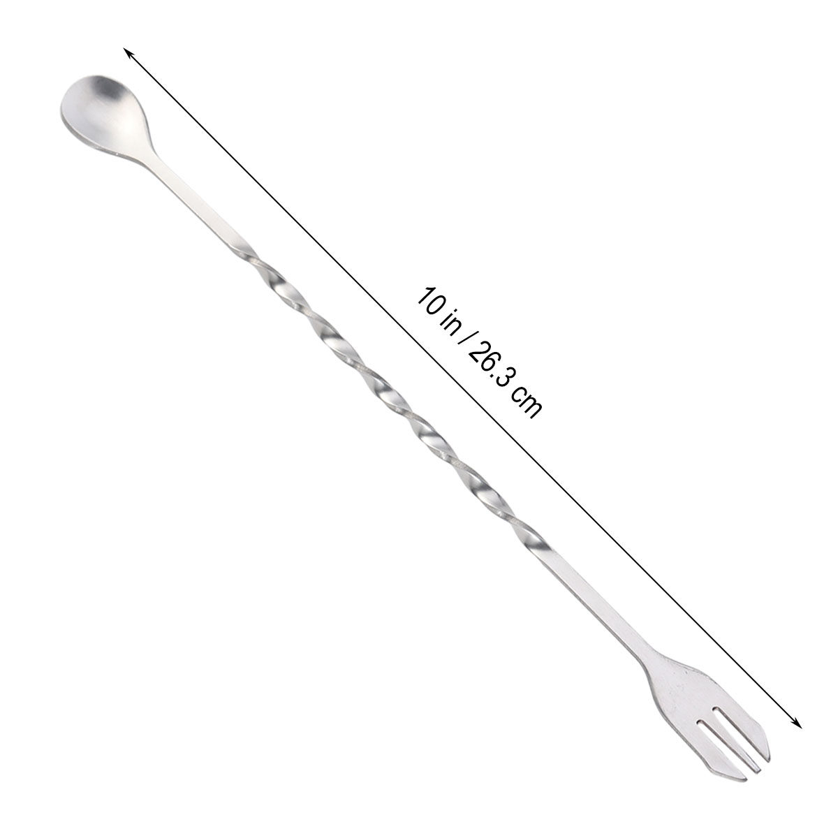 304 스테인리스 스틸 칵테일 트위스트 스푼 믹싱 포크 - Bar Spoon Twisted 리뷰 및 가격