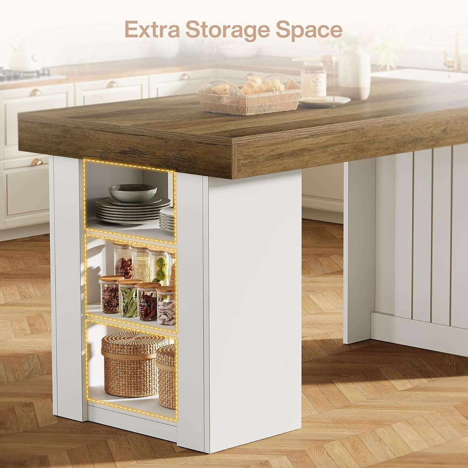 수납공간이 있는 주방 아일랜드, 55인치 고정형 아일랜 - Home Bar And Counter 리뷰 및 가격