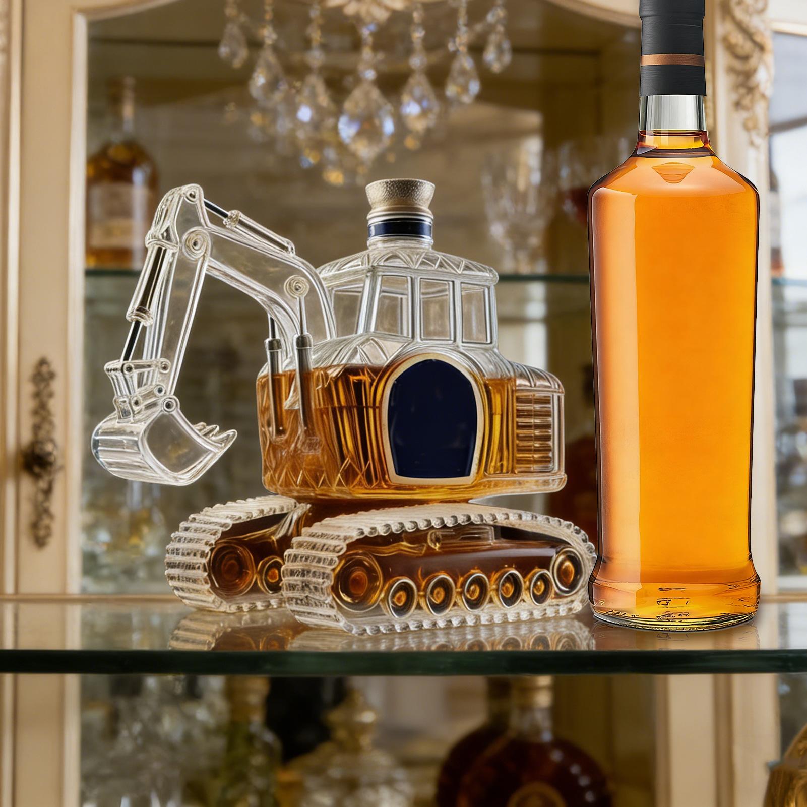 헤비듀티 굴삭기 모양 위스키 디캔터, 프리미엄 장인정신 - Home Bar Supplies 리뷰 및 가격