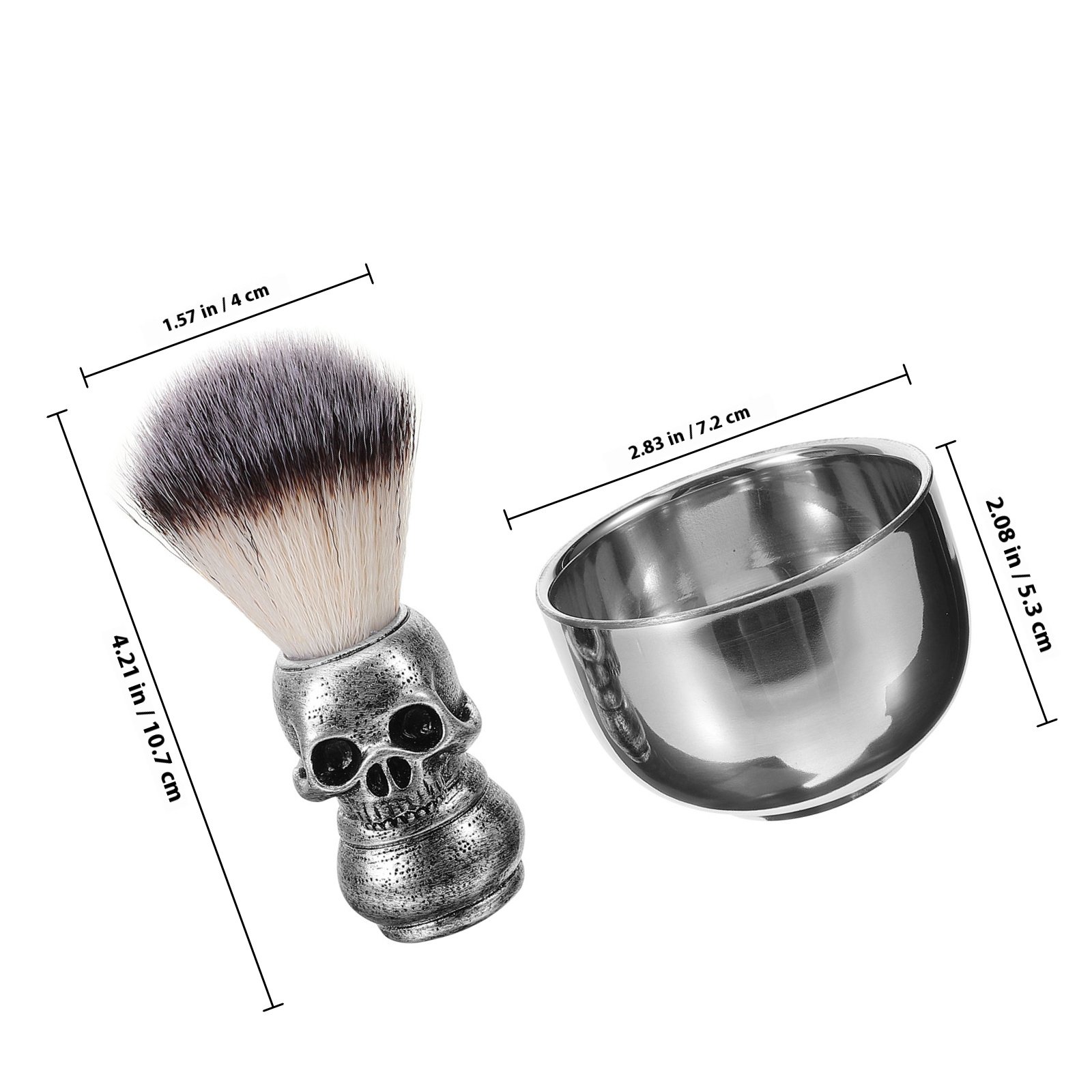 1세트 전문 면도 브러시 및 그릇 키트, 스테인리스 소 - Home Barbershop 리뷰 및 가격