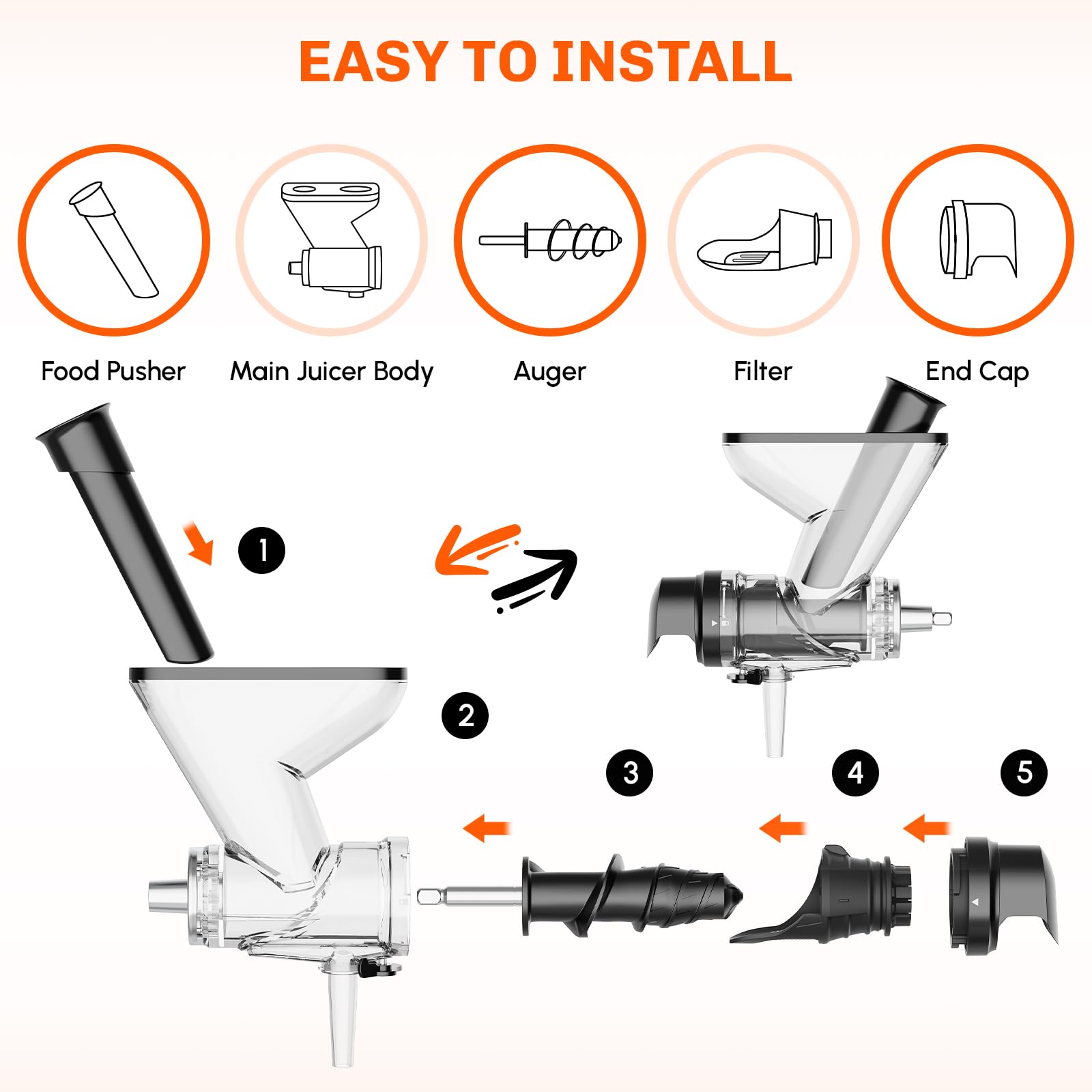 키친에이드 스탠드 믹서용 저속 냉압착 착즙기, 이중 공 - Citrus Juicer Bar 리뷰 및 가격